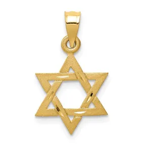 14k Star of David Pendant