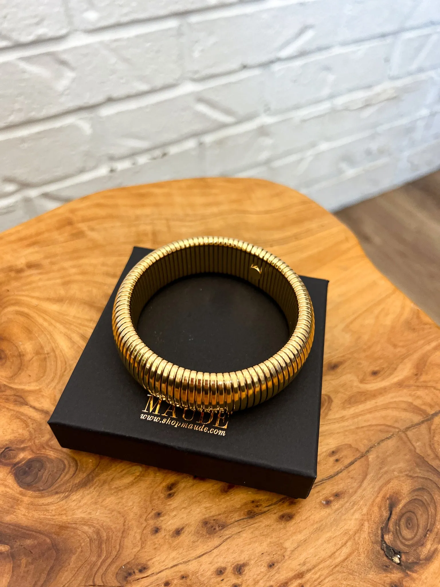 18K Leah Thick Bracelet