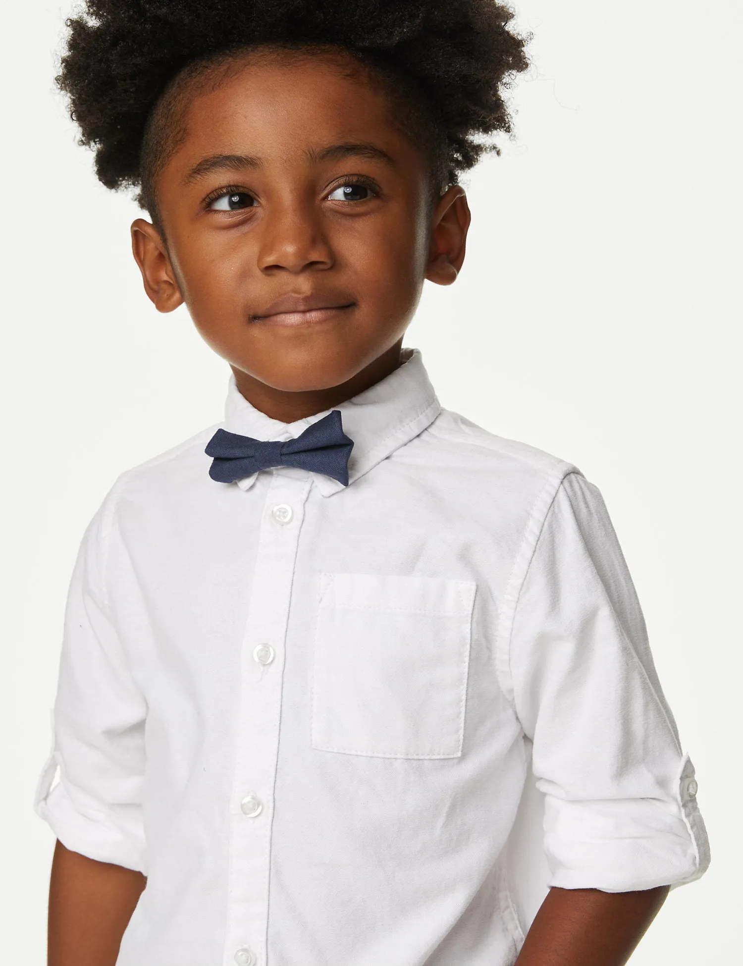 2pc Pure Cotton Shirt & Bow Tie Set