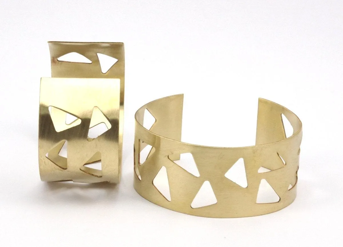 4 Raw Brass Cuff  (150x29x0.80mm)  BRC120