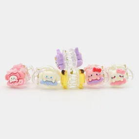 6PC PACK STYLISH HAIR CATCHER/CLAW CLIP FOR GIRLS