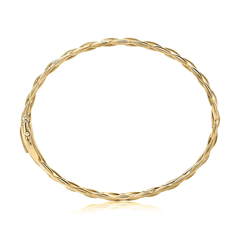 A. Jaffe 14k Woven Bangle Bracelet