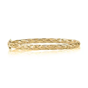 A. Jaffe 14k Woven Bangle Bracelet