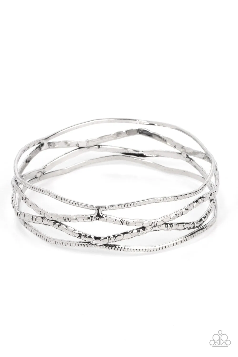 A Narrow ESCAPADE - Silver Bracelet