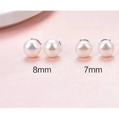 Akoi Fresh Water Pearl Stud Earrings