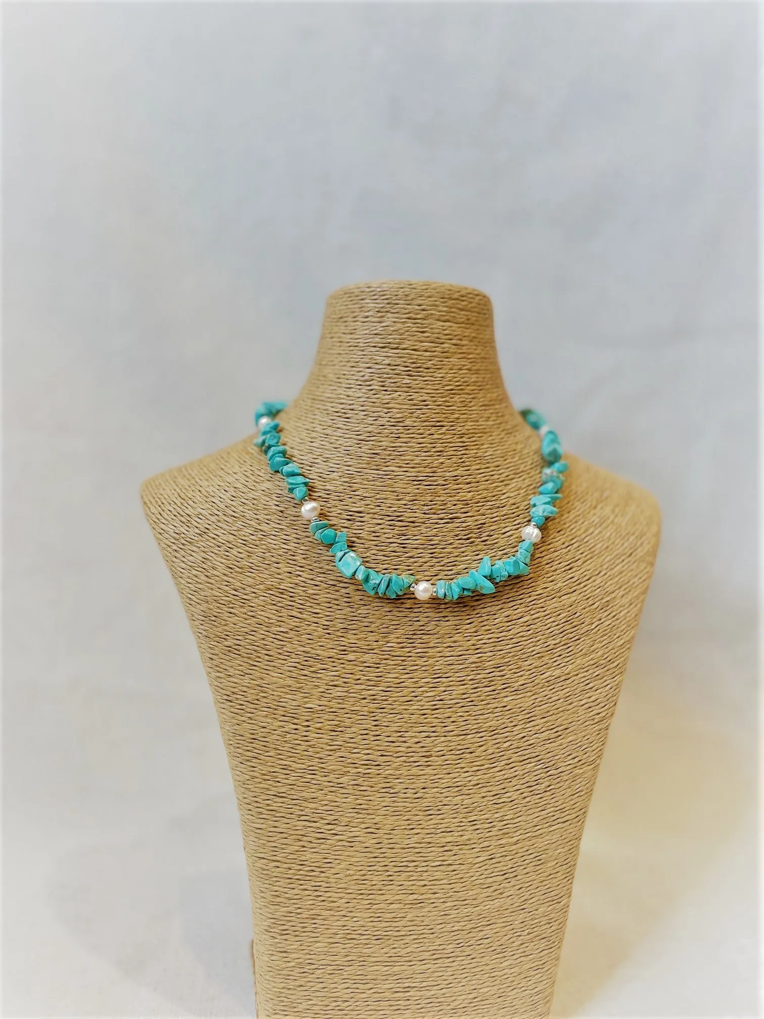 Alice Rose Jewellery - Turquoise Pearl Necklace