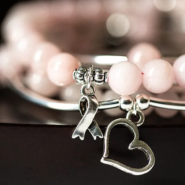 Anchor | Soft Bangle Charm Bracelet | Hematite