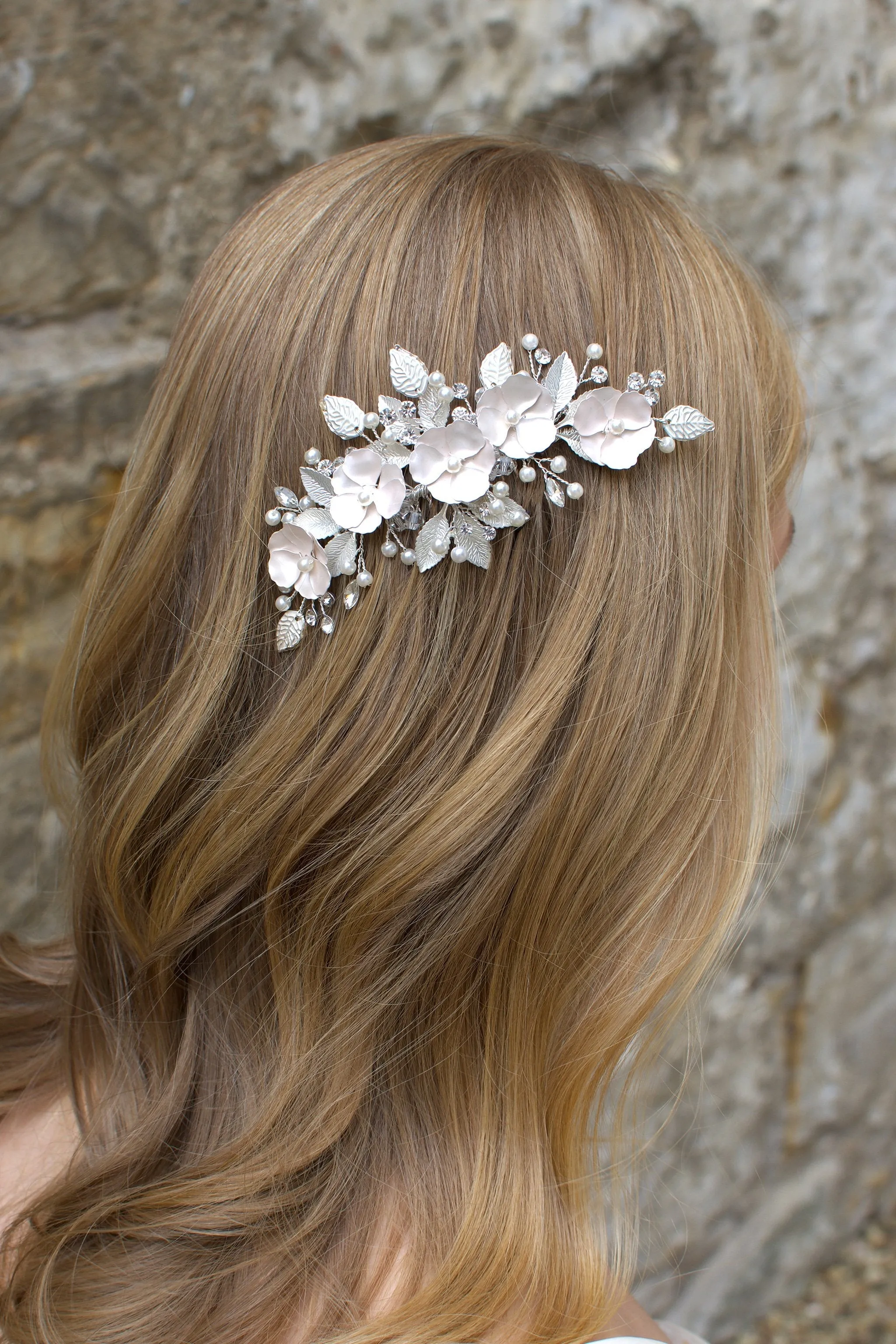 Ava Floral Hair Comb