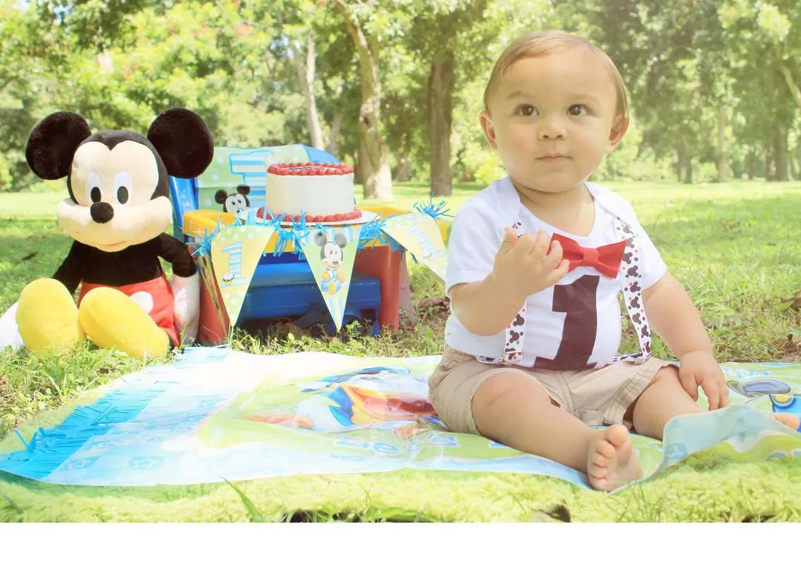 Baby Boy First Birthday Mickey Mouse Outfit Mickey Theme Party