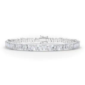 Baguette Vertical Tennis Bracelet