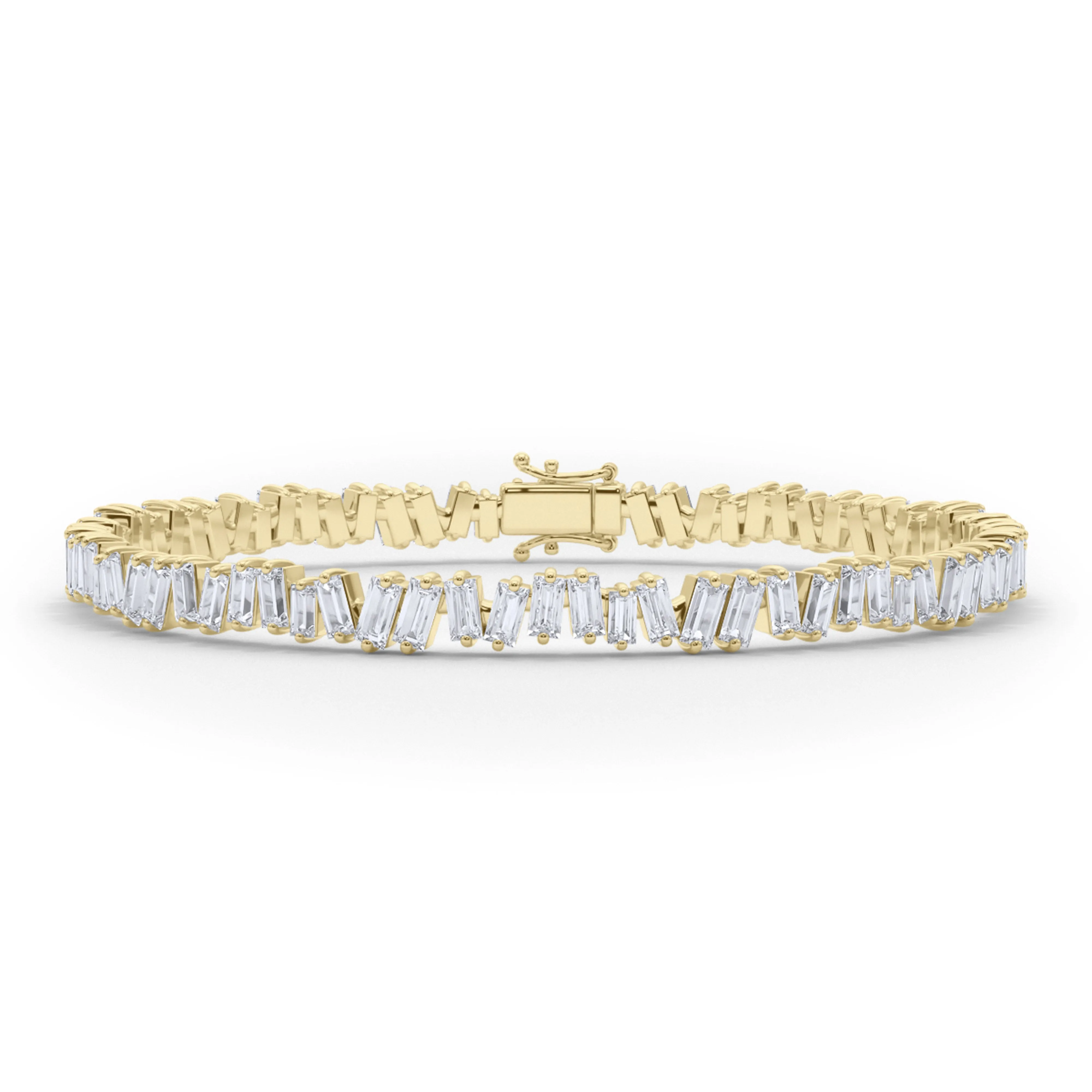 Baguette Vertical Tennis Bracelet