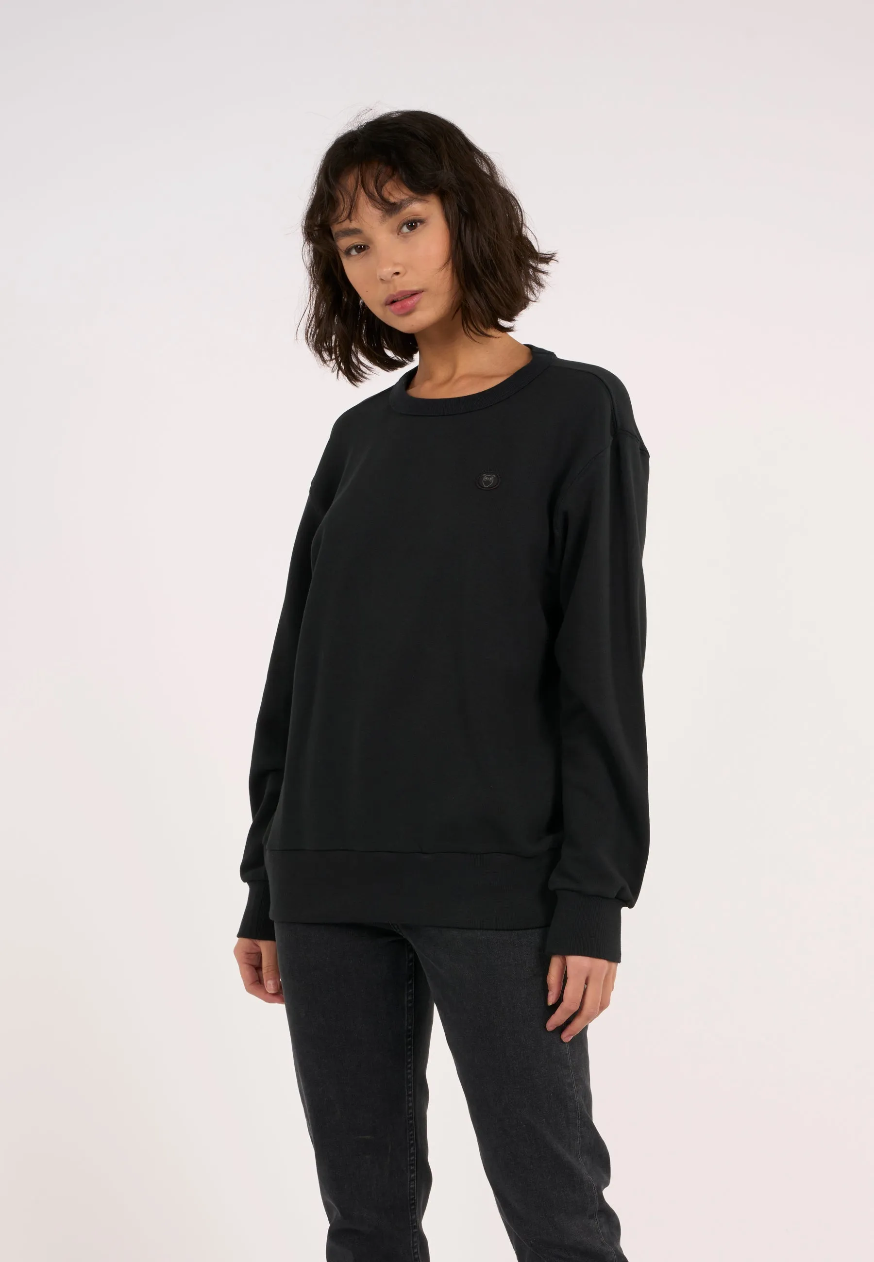 Basic badge sweat - Black Jet