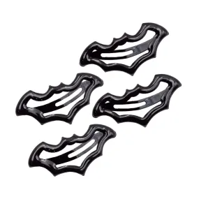 Black Bat Snap Hair Clips