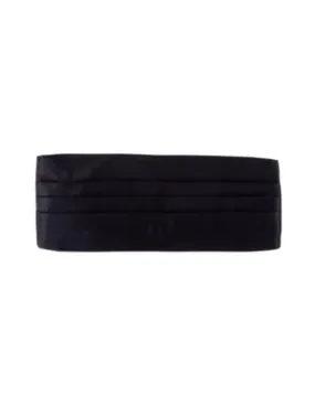 Black Satin Cummerbund