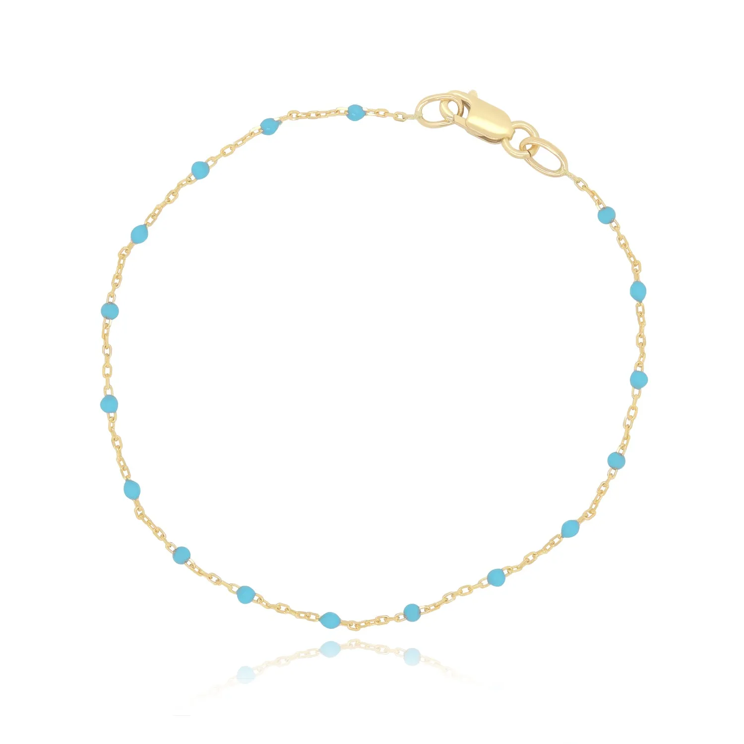 Blue Bead Bracelet