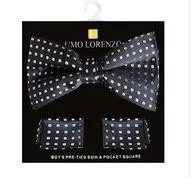 Boys Fancy Bow Tie and Hanky Set