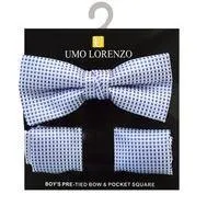 Boys Fancy Bow Tie and Hanky Set