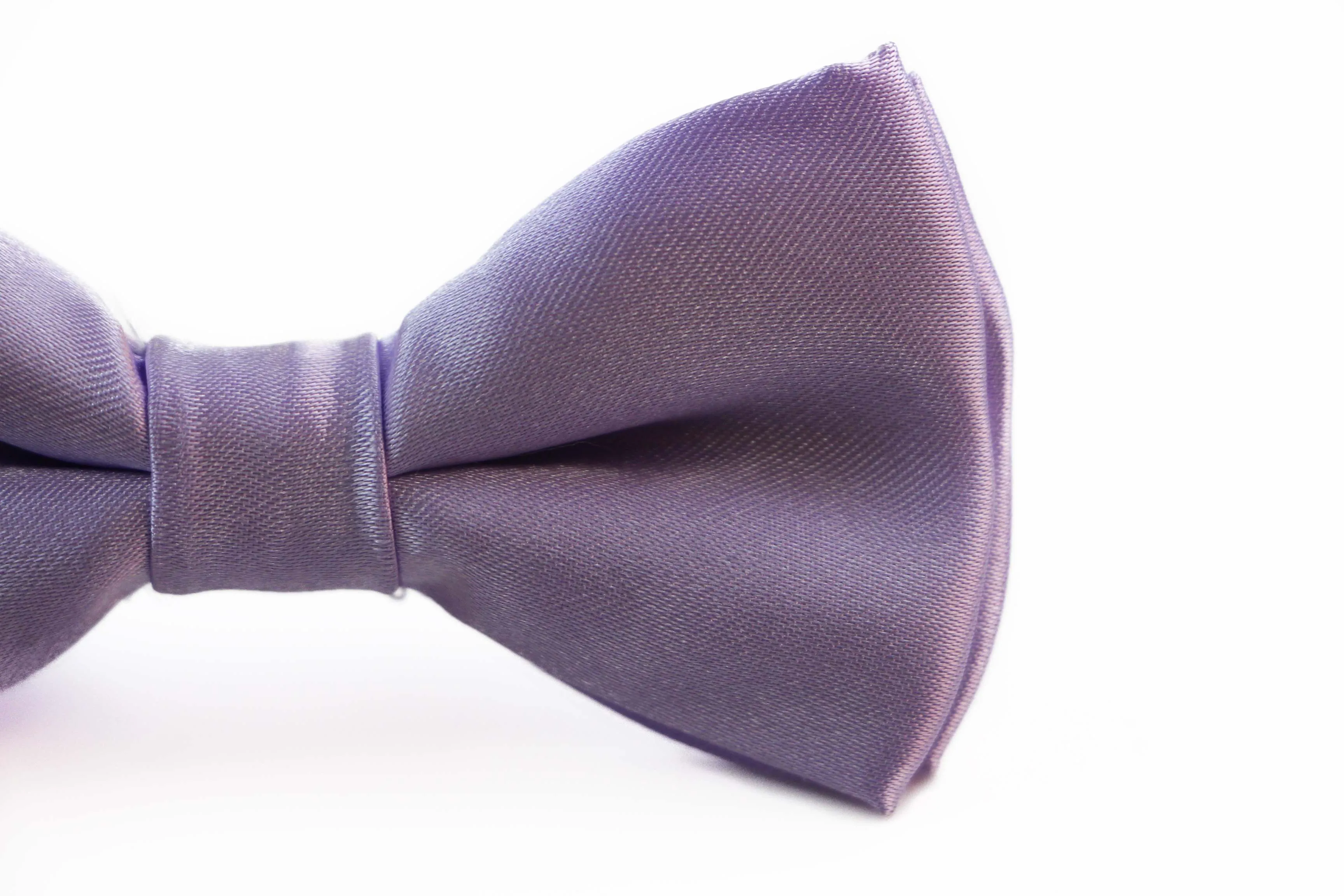 Boys Lavender Plain Bow Tie