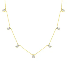 BROOKE BAGUETTE NECKLACE GOLD