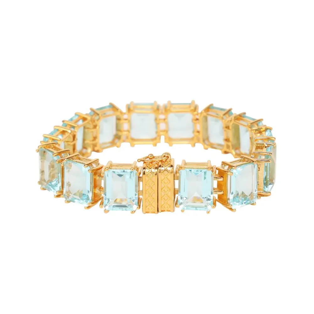 BudhaGirl Dahlia Bracelet - Aquamarine