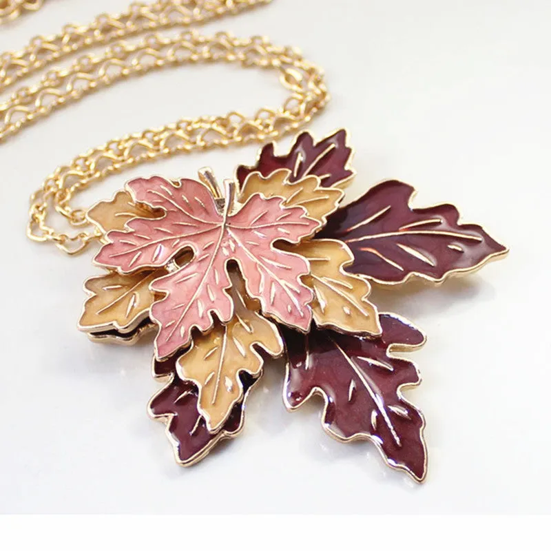 Canadian Maple Leaf Necklace