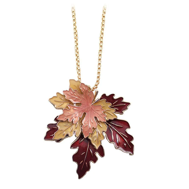 Canadian Maple Leaf Necklace