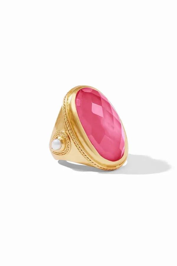 Cannes Statement Ring - Iridescent Raspberry | Julie Vos