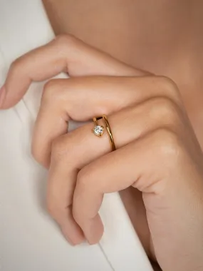 Carine Skinny Gold Ring