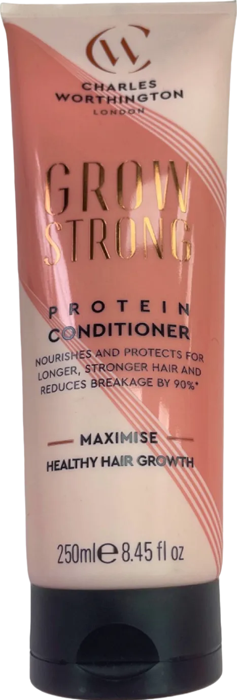 Charles Worthington Grow Strong Protein Conditioner Maximise Healthy Hair Growth 250ml