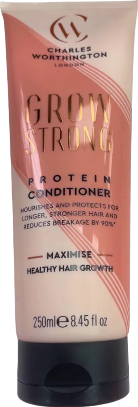 Charles Worthington Grow Strong Protein Conditioner Maximise Healthy Hair Growth 250ml