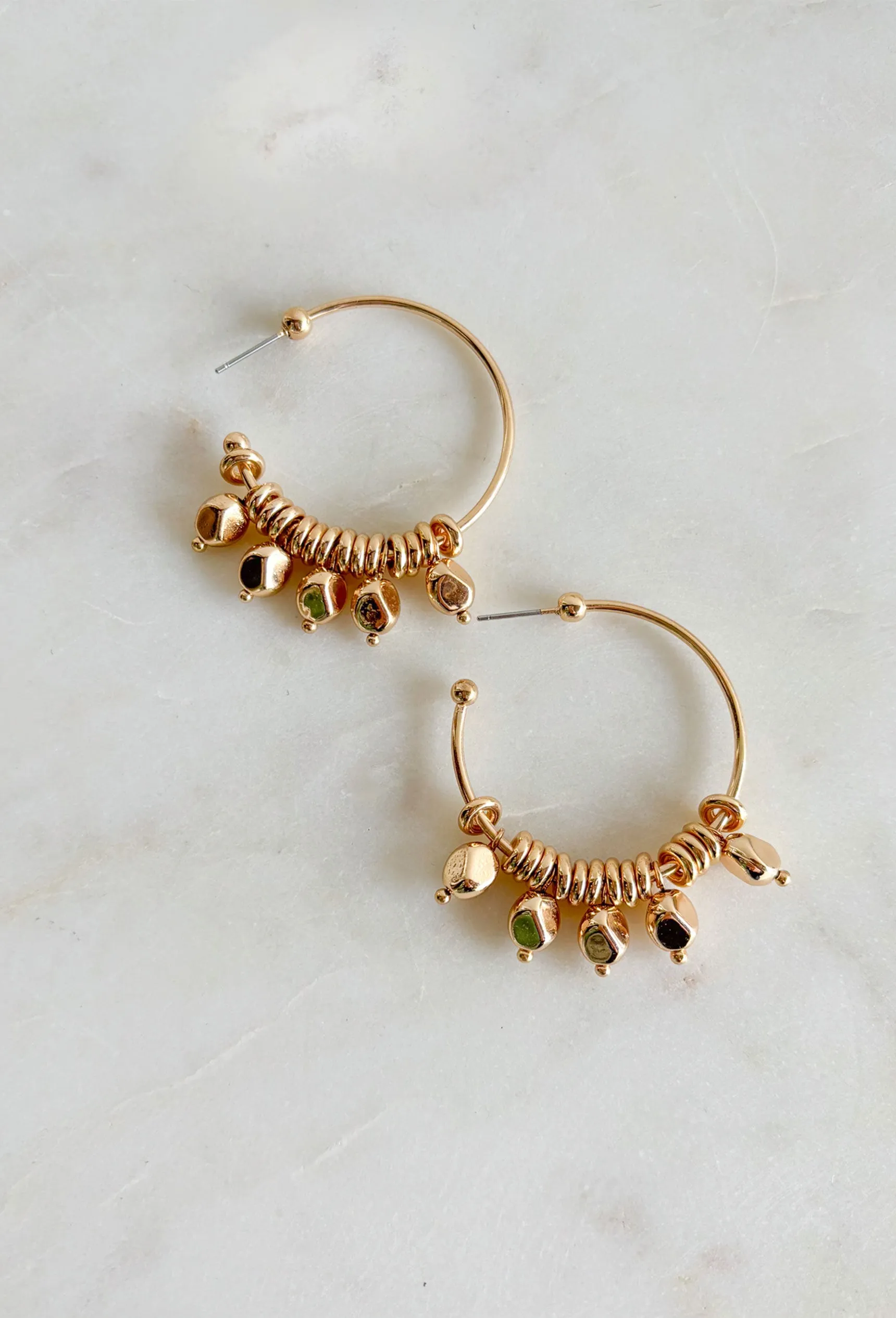 City Escape Earrings in Gold