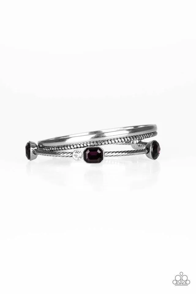 City Slicker Sleek Purple-Bracelet