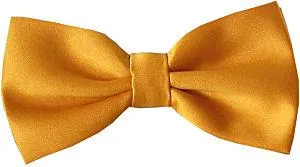 CLEARANCE - Orange Gold Bow Tie