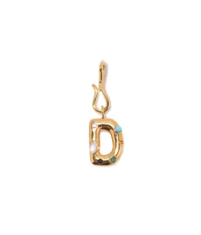 Confetti Letter “D” Mood Charm