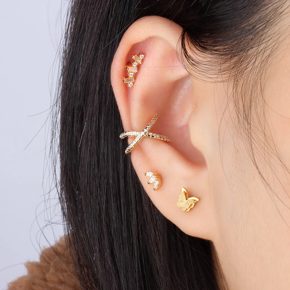 Cross Ear Cuff