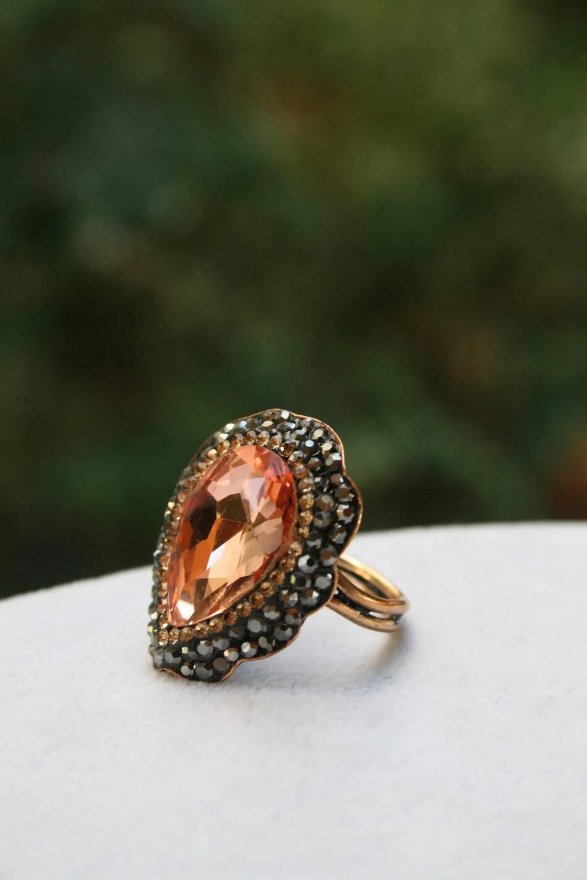 Crystal Stone Handmade Women's Ring