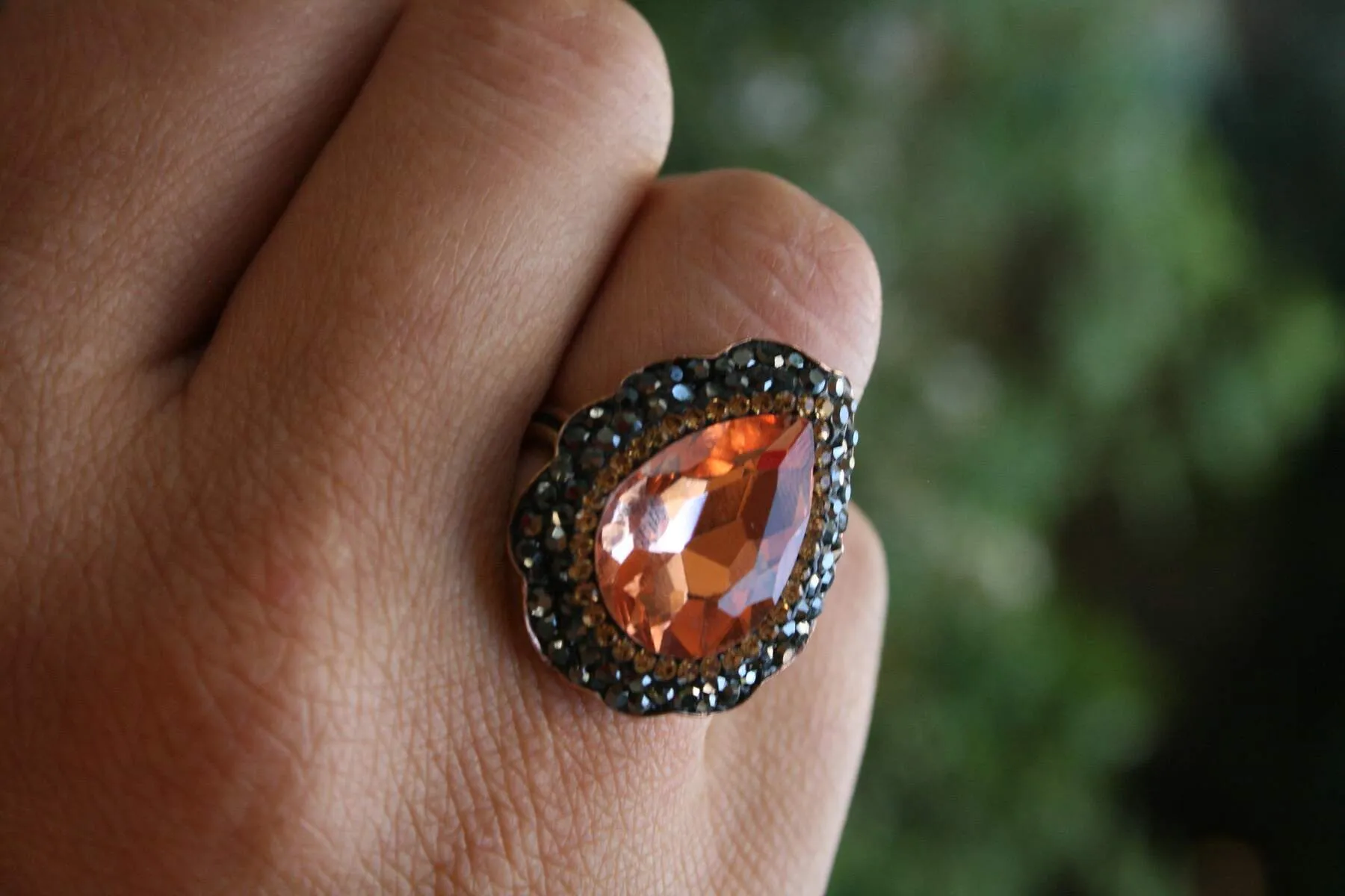 Crystal Stone Handmade Women's Ring