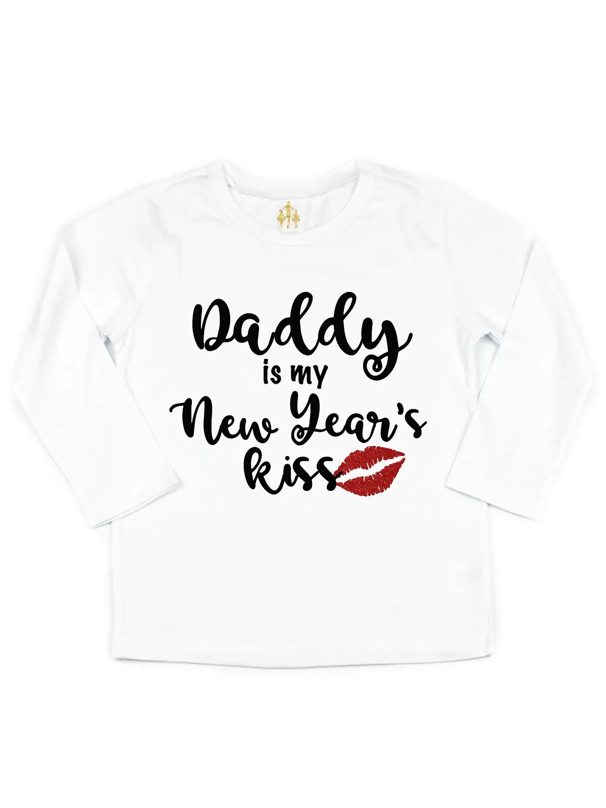 Daddy is my New Year's Kiss Girl's Tutu Outfit