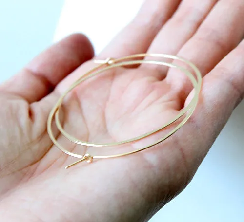 Delicate Hoop Earrings