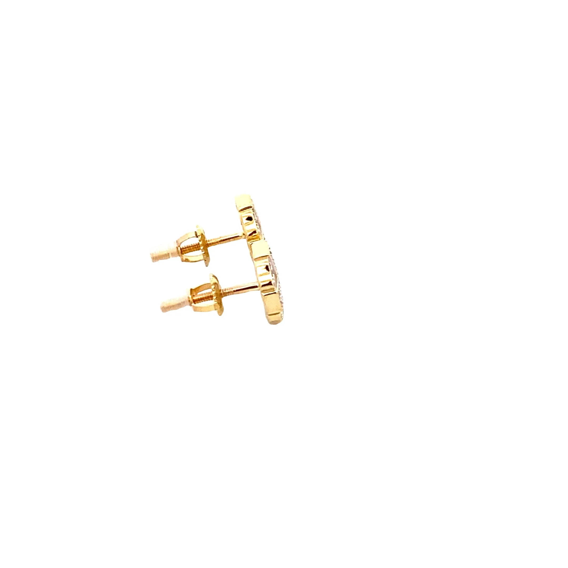 Diamond 0.16Ctw Earrings