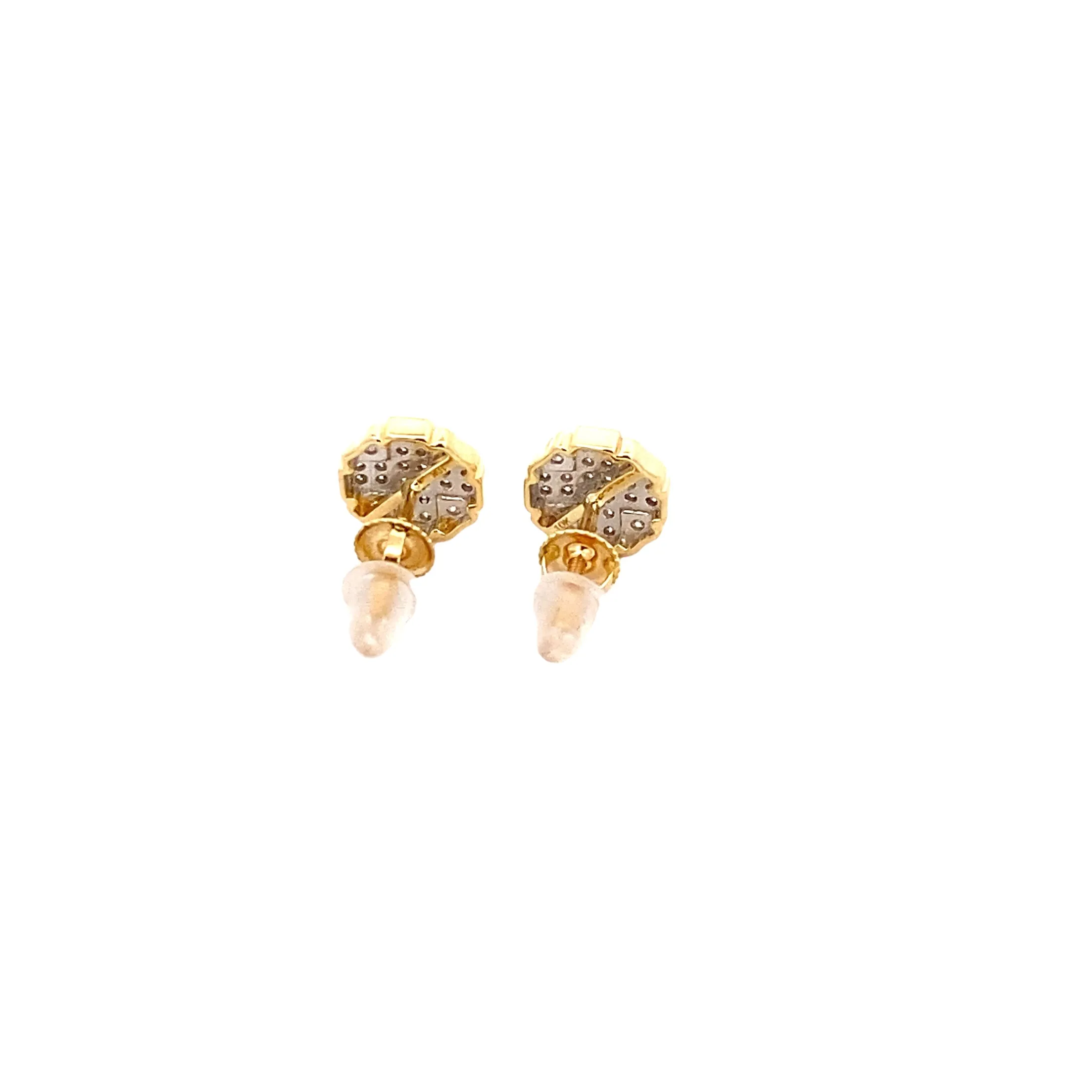 Diamond 0.16Ctw Earrings