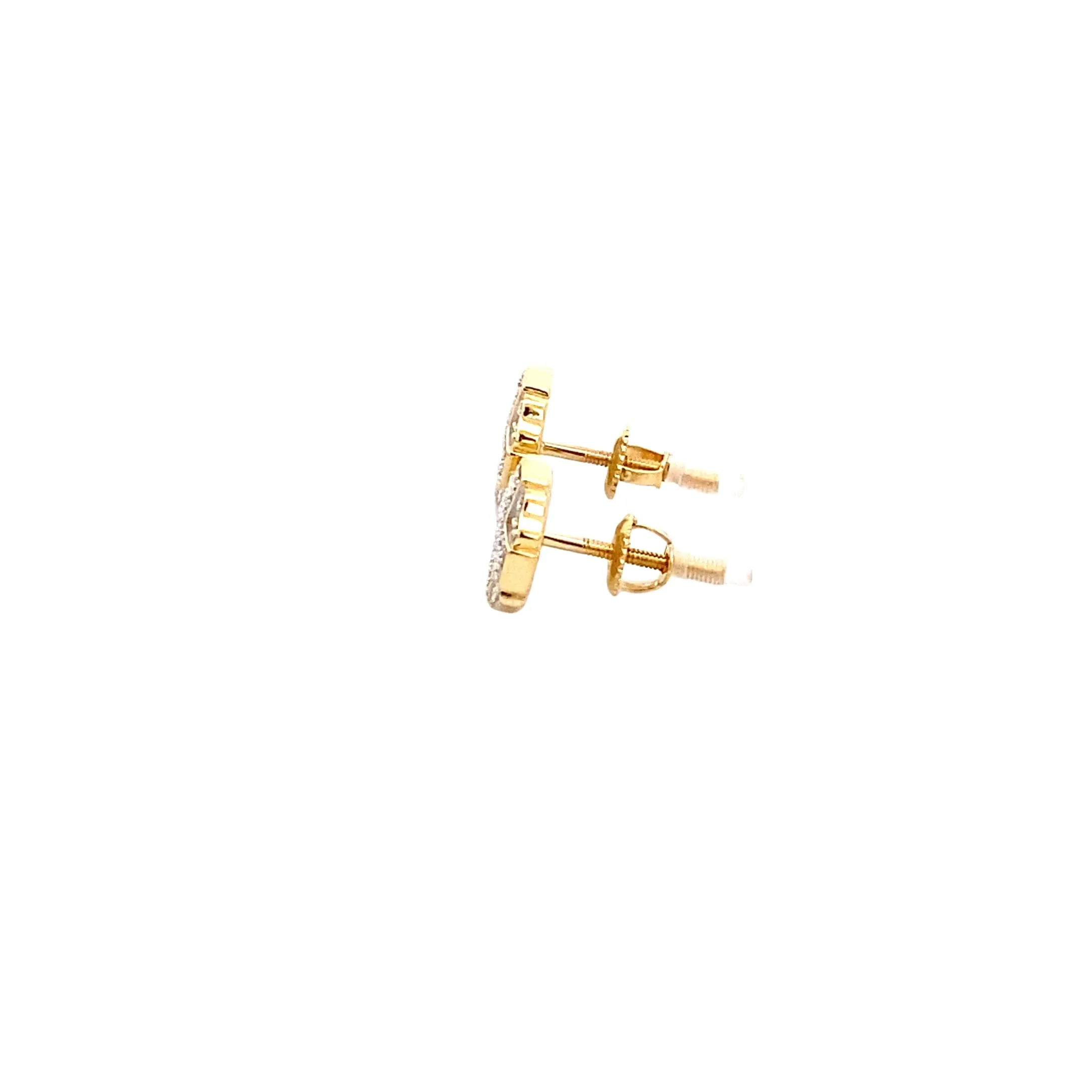 Diamond 0.16Ctw Earrings