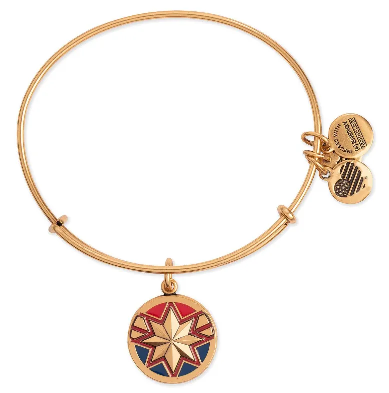 Disney Captain Marvel Charm Bangle