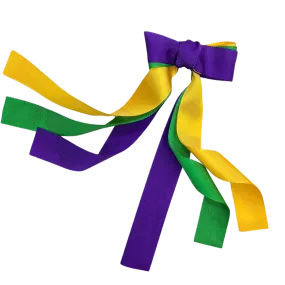 EH Long Tail Bow - Mardi Gras