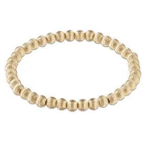 ENewton 5mm Gold Dignity Bracelet