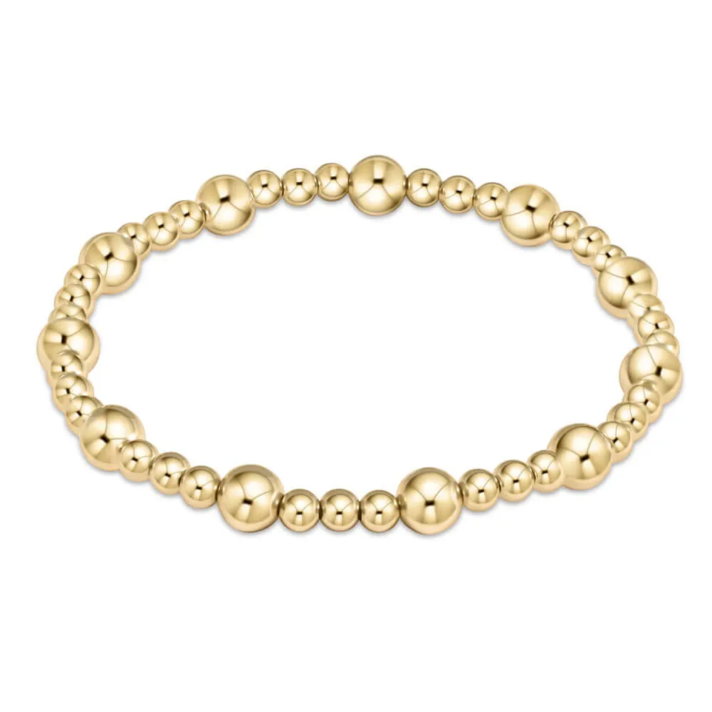 ENewton 6mm Gold Classic Sincerity Bracelet