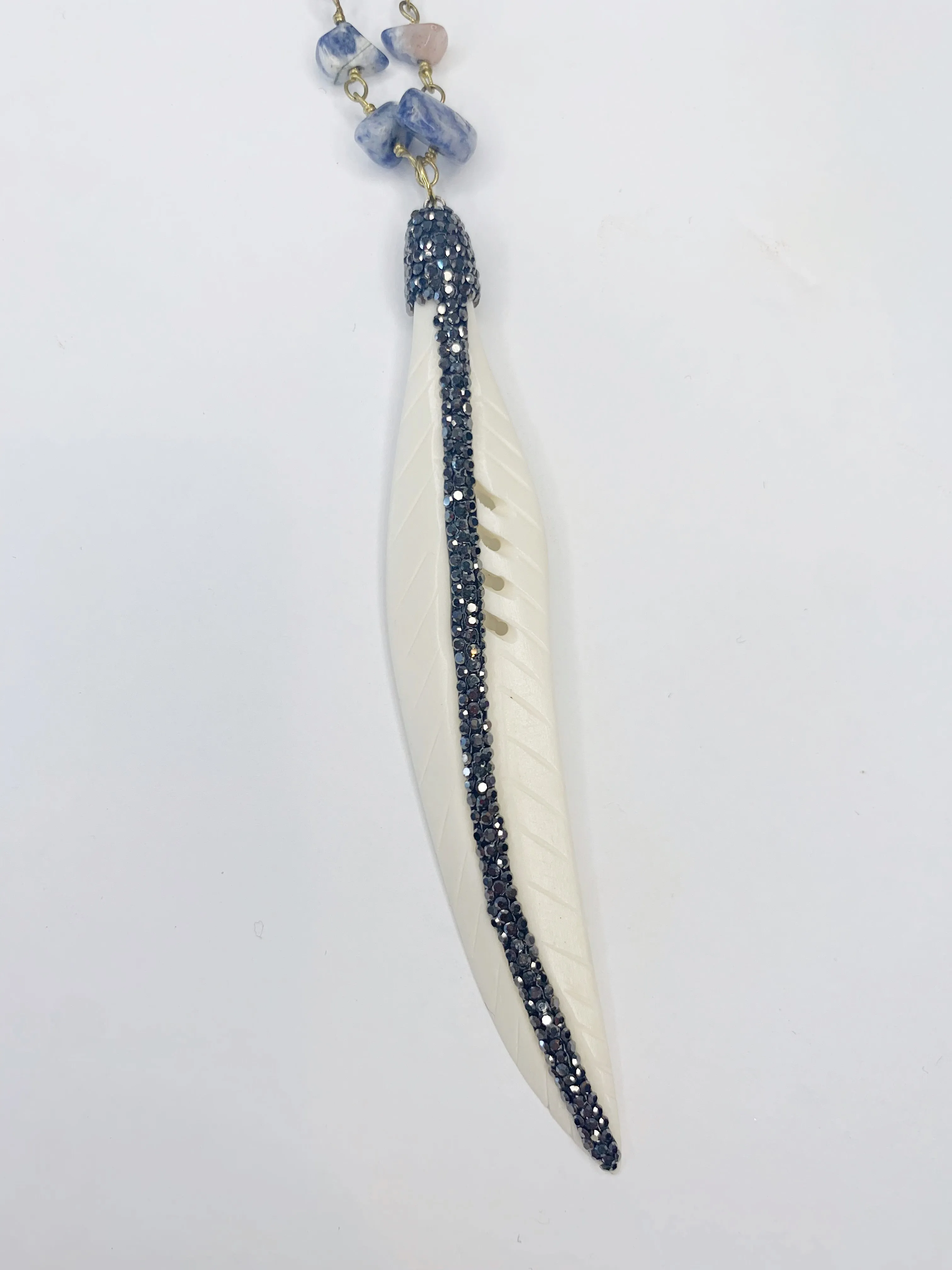 Feather Pendant Necklace