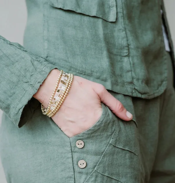 Gold Beaded Bracelet