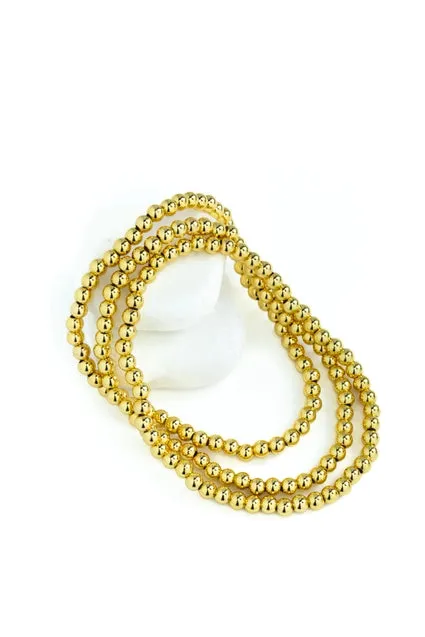 Gold Beaded Bracelet