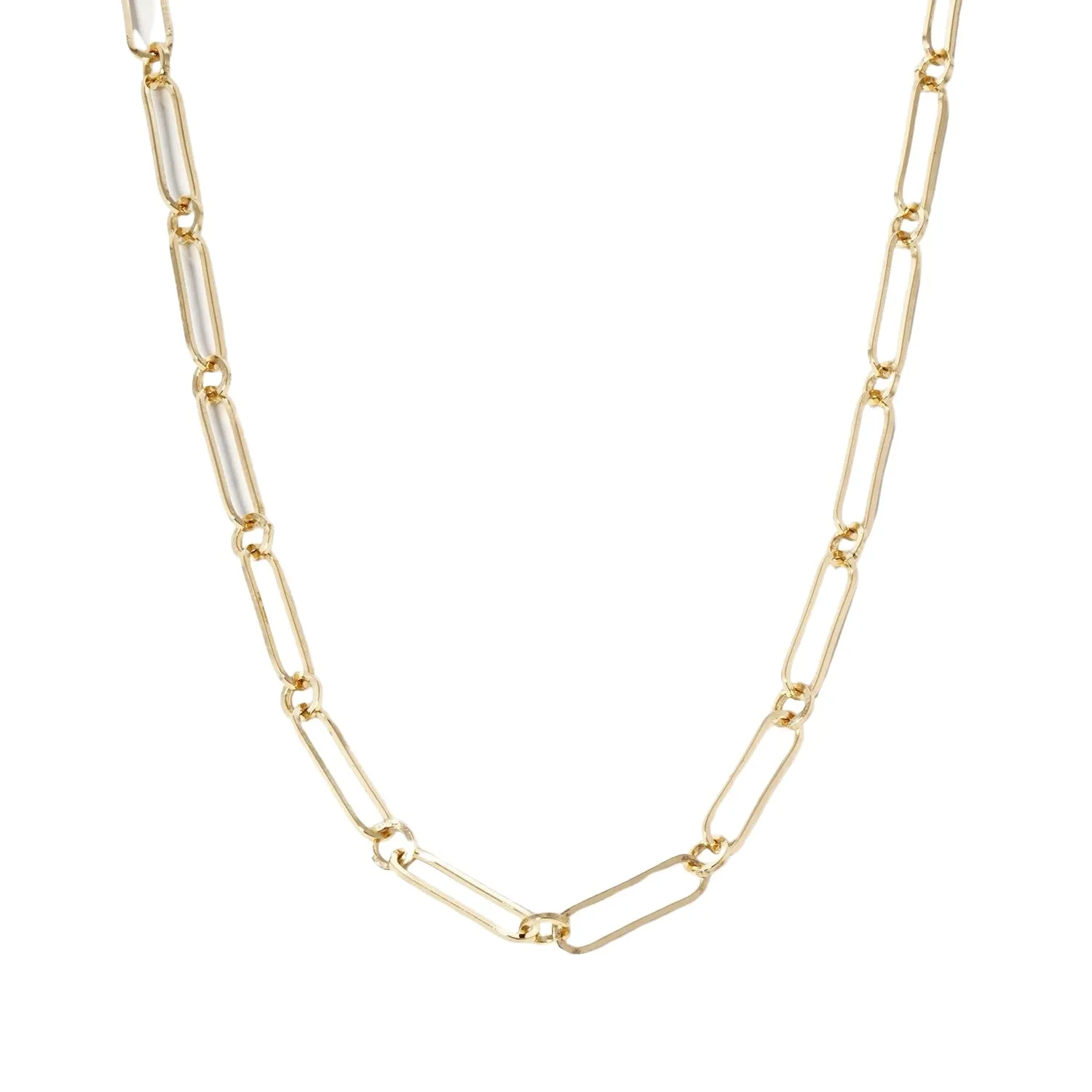 Gold Paperclip Necklace